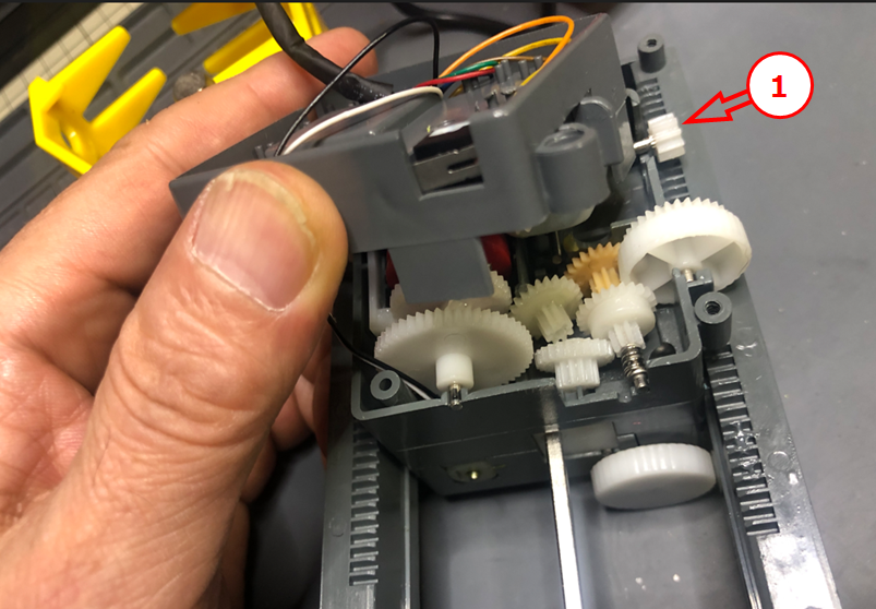 修理 アンパンマン わくわくクレーンゲーム ギアを型取りコピー